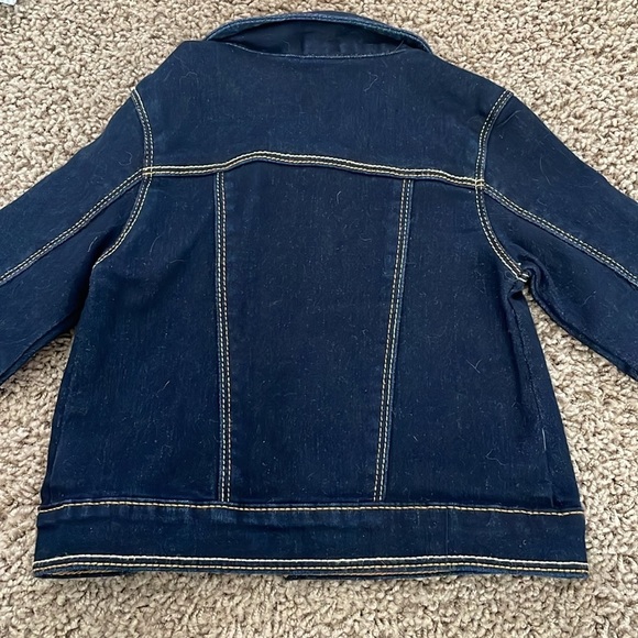 Jordache toddler Jean jacket Dark wash Size 2T NWOT - Picture 2 of 8